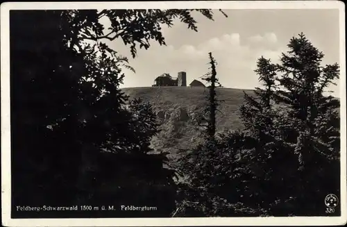 Ak Feldberg im Schwarzwald, Feldbergturm