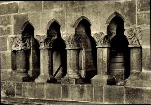 Ak Nürnberg in Mittelfranken, St. Sebalduskirche, Tritarien, Mittelschiff, 13. Jahrhundert