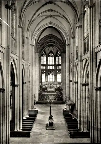 Ak Regensburg an der Donau Oberpfalz, Dom, Langhaus