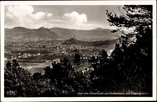 Ak Venusberg Bonn am Rhein, Casselsruhe, Panorama mit Godesberg, Siebengebirge