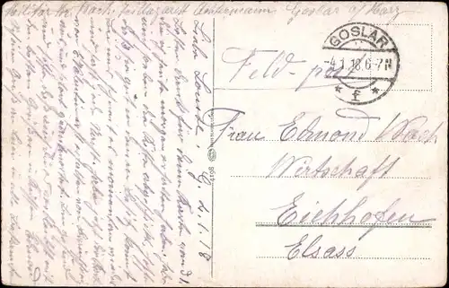 Ak Goslar am Harz, Neue Kaserne am Rammelsberg