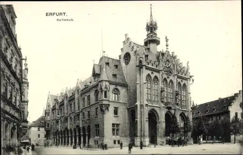 Ak Erfurt in Thüringen, Rathaus