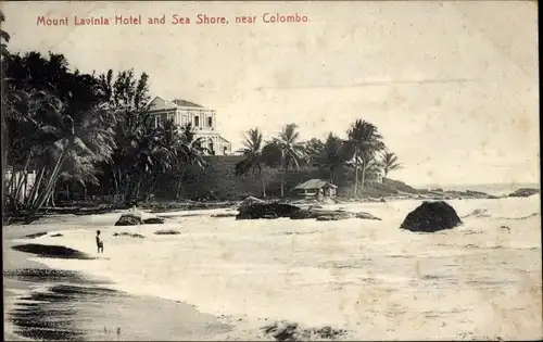 Ak Colombo Sri Lanka, Mount Lavinia Hotel and Sea Shore, Strandpartie