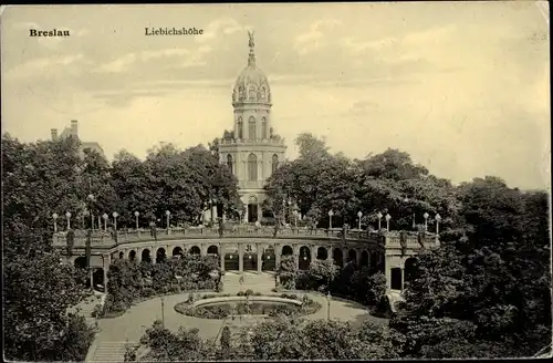 Ak Wrocław Breslau Schlesien, Liebichshöhe