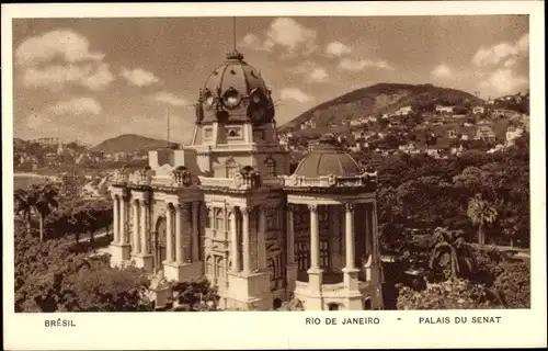 Ak Rio de Janeiro Brasilien, Senatspalast