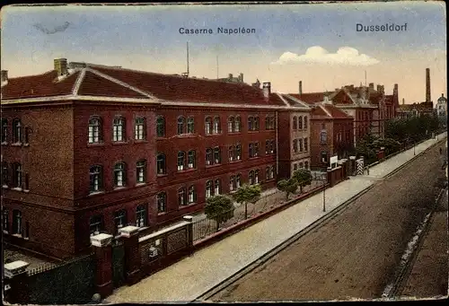 Ak Düsseldorf am Rhein, Kaserne Napoleon