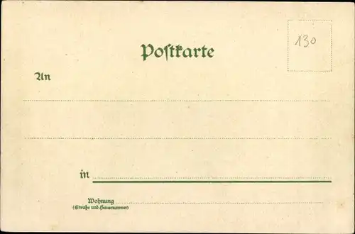 Litho Potsdam in Brandenburg, Königl. Stadtschloss