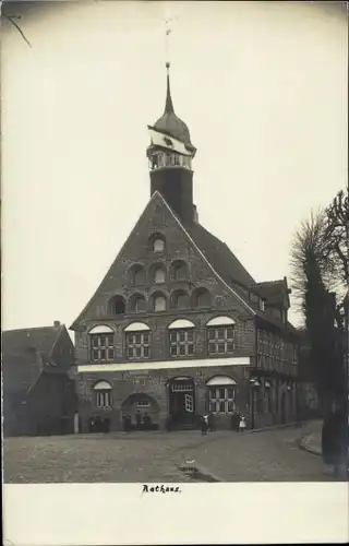 Foto Ak Krempe in Holstein, Rathaus