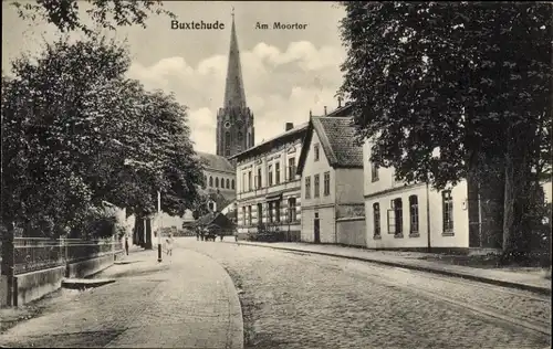 Ak Buxtehude in Niedersachsen, Am Moortor