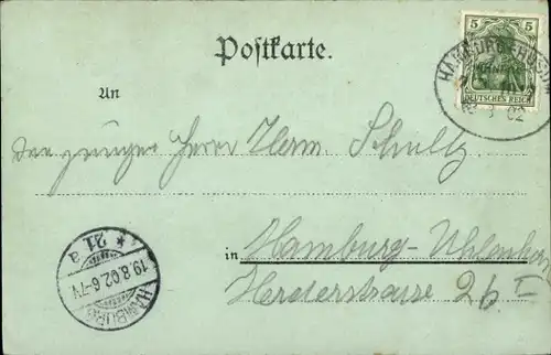 Mondschein Ak Wilster in Holstein, Marktstraße, Kirche