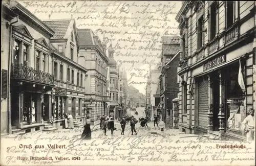 Ak Velbert im Rheinland, Friedrichstraße, Geschäfte