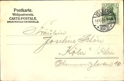 Ak Velbert im Rheinland, Friedrichstraße, Geschäfte