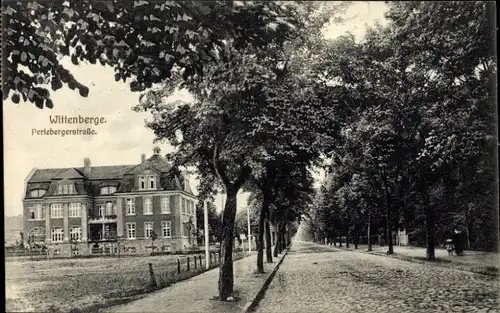 Ak Wittenberge an der Elbe Prignitz, Perlebergerstraße