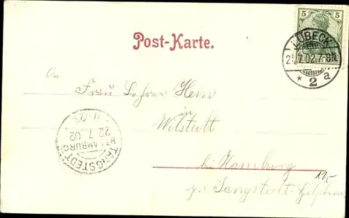 Ak Hansestadt Lübeck, Volksfest