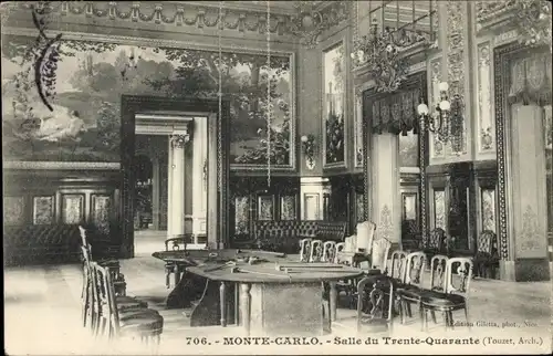 Ak Monte Carlo Monaco, Salle du Trente Quarante