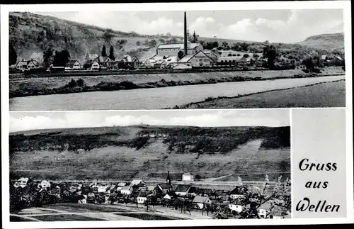 Ak Wellen an der Mosel, Teilansichten