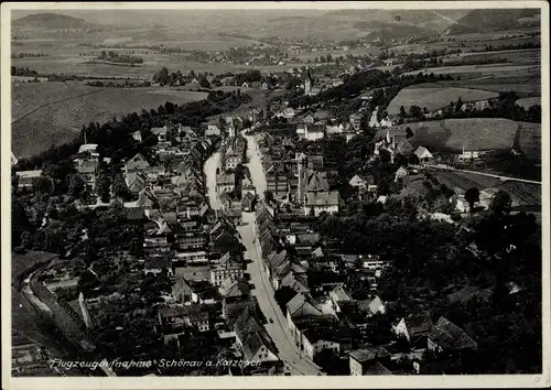Ak Świerzawa Schönau an der Katzbach Schlesien Polen, Fliegeraufnahme
