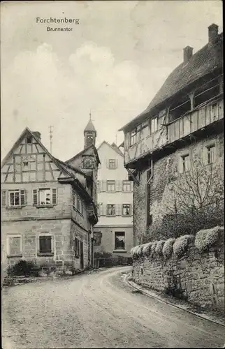 Ak Forchtenberg im Hohenlohekreis, Brunnentor