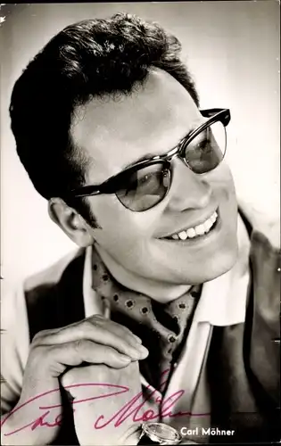 Ak Schauspieler Carl Möhner, Portrait, Weißer Holunder, Autogramm