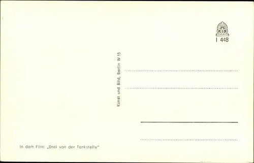 Ak Schauspieler Walter Müller, Portrait, Autogramm, Zigarette, Drei von der Tankstelle