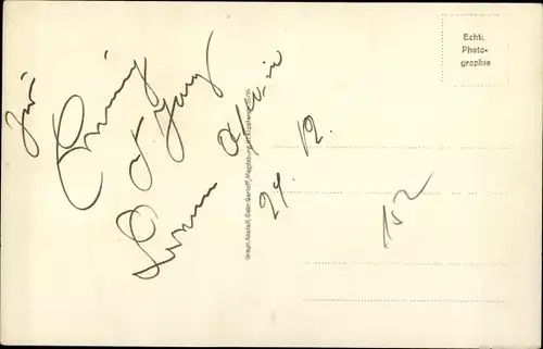 Ak Schauspieler Fred Janz, Portrait, Autogramm, Klarinette, Prosit Neujahr