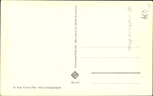 Ak Schauspieler Erwin Strahl, Portrait, Autogramm, Hochzeitsglocken