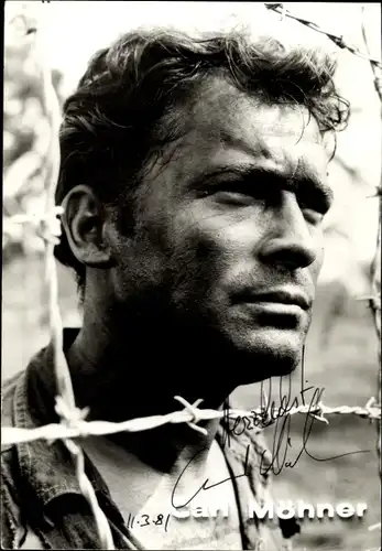 Ak Schauspieler Carl Möhner, Portrait, Autogramm