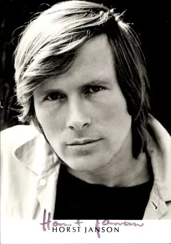 Ak Schauspieler Horst Janson, Portrait, Autogramm