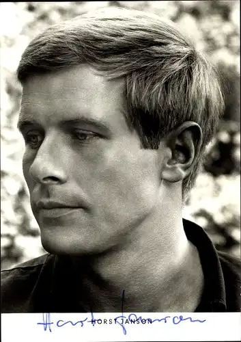 Ak Schauspieler Horst Janson, Portrait, Autogramm