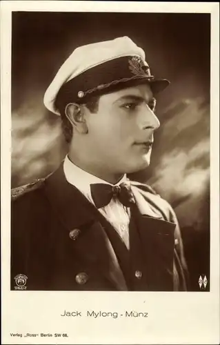 Ak Schauspieler Jack Mylong Münz, Portrait in Uniform