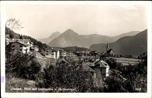 Ak Jenbach in Tirol, Panorama, Gratlspitze, Reitherkogel