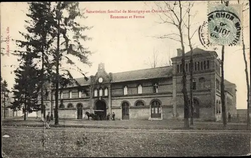 Ak Montigny en Ostrevent Nord, Sanatorium familial, Economat et Ferme