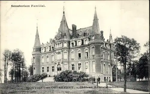 Ak Montigny en Ostrevent Nord, Sanatorium Familial, Chateau Administration