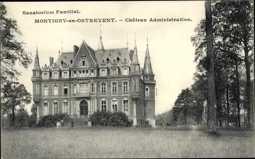 Ak Montigny en Ostrevent Nord, Sanatorium Familial, Chateau Administration