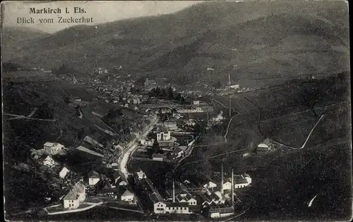 Ak Sainte Marie aux Mines Markirch Elsass Haut Rhin, Blick vom Zuckerhut