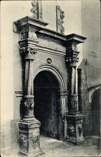 Ak Saverne Zabern Elsass Bas Rhin, Renaissance Portal a. d. Kreisdirektion