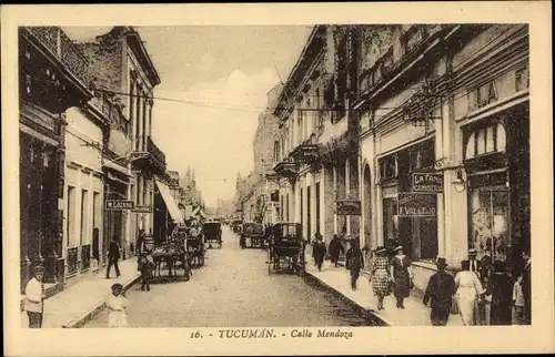 Ak Tucumán Argentinien, Calle Mendoza