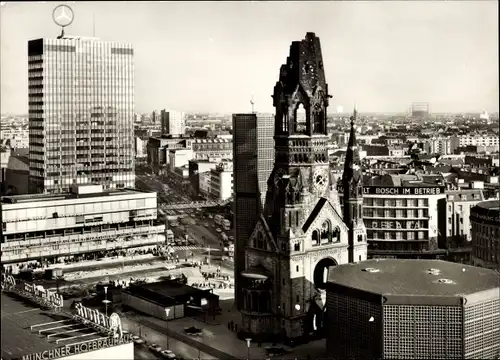 Ak Berlin Charlottenburg, Kaiser Wilhelm Gedächtniskirche, Europa-Center