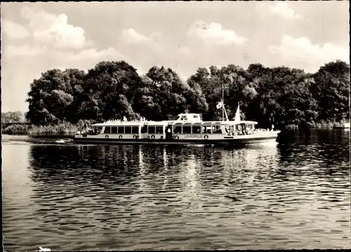 Ak Berlin Spandau Kladow, Insel Imchen, MS Lichterfelde