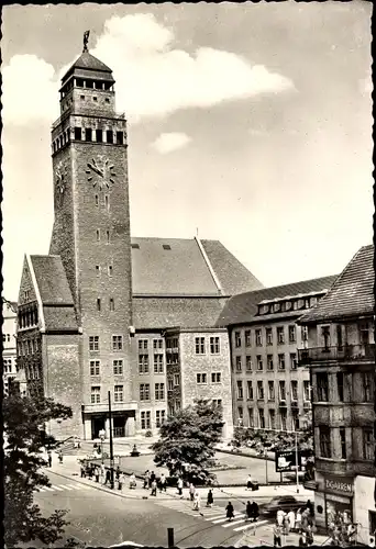 Ak Berlin Neukölln, Rathaus