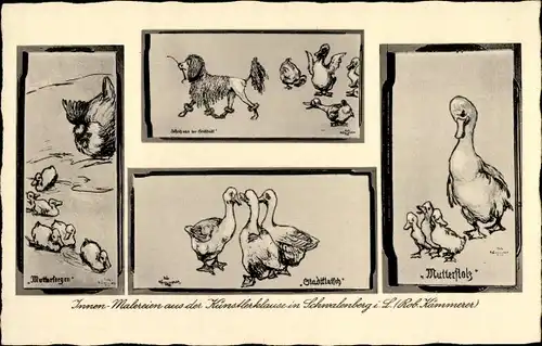 Ak Schieder Schwalenberg Nordrhein Westfalen, Künstlerklause H. Niederbracht