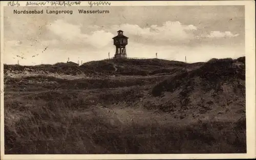 Ak Nordseebad Langeoog Ostfriesland, Wasserturm