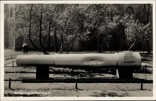 Ak Wilhelmshaven, Torpedorohr des Schlachtkreuzer SMS Seydlitz