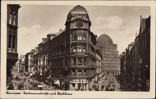 Ak Hannover in Niedersachsen, Nordmannstraße, Hochhaus