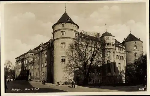 Ak Stuttgart in Württemberg, Altes Schloss