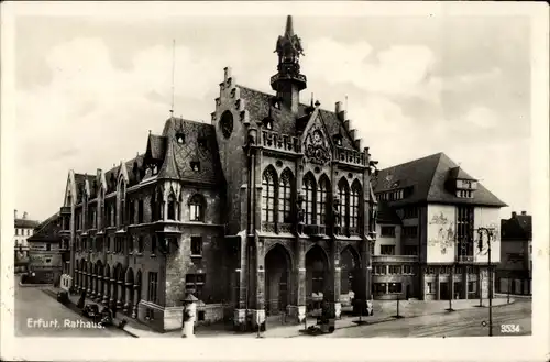 Ak Erfurt in Thüringen, Rathaus