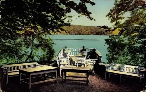 Ak Eutin in Ostholstein, Ukleisee, Uglei See, Angelbrücke