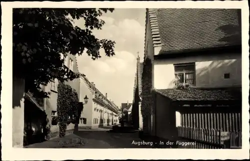 Ak Augsburg in Schwaben, In der Fuggerei