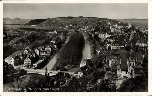 Ak Tübingen am Neckar Baden Württemberg, Blick von Osten