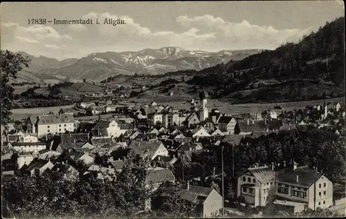 Ak Immenstadt im Allgäu Schwaben, Totalansicht